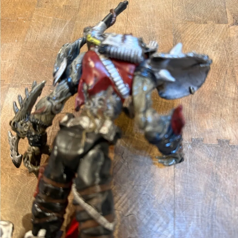 1997 McFarlane Spawn Series 7 Zombie Spawn Red Black Fantasy Action Figure Toy